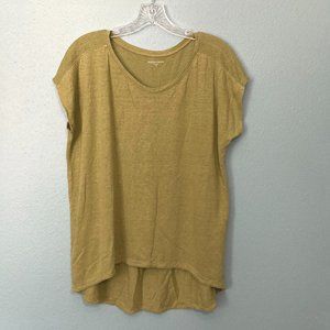 Eileen Fisher scoop neck hi-low oversized tee